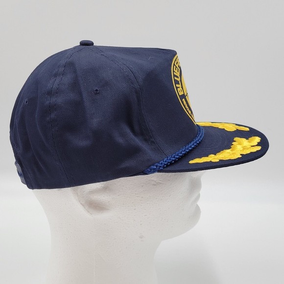 Vintage Bluefield WV Rescue Squad Ambulance Service Scrambled Eggs Snapback Hat - Picture 4 of 10
